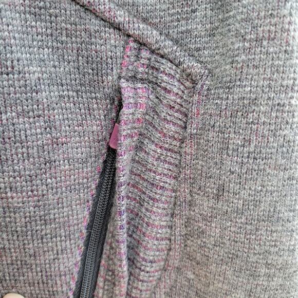 Title Nine Gray Swacket Wool Blend Sweater Jacket Medium - Picture 7 of 9